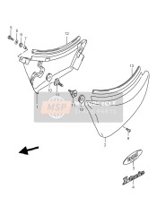 6824104X50300, Molding, Fuel Tank Brkt, Suzuki, 2