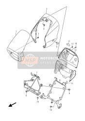 5183121D00, Rubber,Koplamp, Suzuki, 2