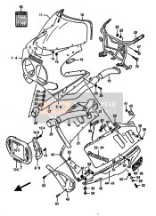 9448017D0013L, Cowling Comp Un, Suzuki, 2