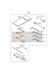 K921101135, TOOL-WRENCH,Box,18mm, Suzuki, 0