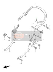 4398019C02, Grip Rear, Suzuki, 1