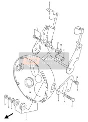 5185145C00, Stay, Headlamp Housing   Rh, Suzuki, 0