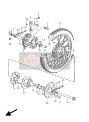 Roue arrière (GN125)