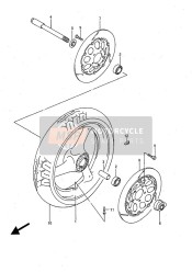 5471117D00, Axle, Front, Suzuki, 0