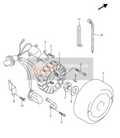 3215722D10, Clamp, Pulser Coil, Suzuki, 0