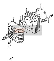 11211C37B32J0F0, Cilindro UF50 AP50/V&W(N E22), Suzuki, 0