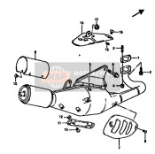 1431809E40, Cover,Muffler Tail, Suzuki, 0