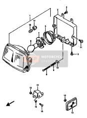 3511109E00E0A, Rim,Headlamp, Suzuki, 2