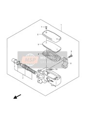 Hoofdremcilinder voor (VZR1800 E02)