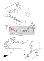 Richtingaanwijzer lamp