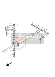 5174017E00, Boss, Steering Damper, Suzuki, 0