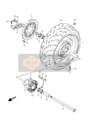 Roue arrière (VZR1800Z E19)