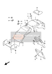 6311218D00, Body, Rear Fender Upper, Suzuki, 0