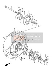 6451117D01, Sprocket, Rear (NT:42), Suzuki, 1