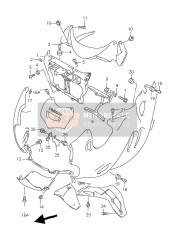 Pièces d'installation du corps de capot