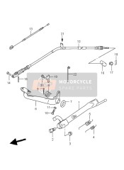 4311013F00, Pedal,  Brake GZ250, Suzuki, 2