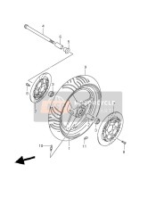 5921008F00, Disco Freno Ant., Suzuki, 4