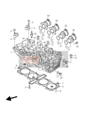 1110027E10, Head Assy, Cylinder, Suzuki, 0