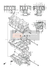 1130008810, Crankcase Set, Suzuki, 0