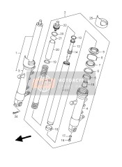 5135144G01, Cap, Front Fork, Suzuki, 0