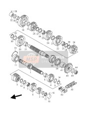 2431124F10, Gear, 1ST Driven (NT:35), Suzuki, 0