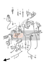 3850217E12, Horn Assy, Low, Suzuki, 1