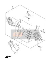 5930040F20999, Caliper Assy, Front L, Suzuki, 0