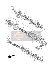 2426101H01, Gear, 6TH Drive (NT:24), Suzuki, 4