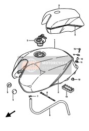 Benzinetank (GSX550EF)