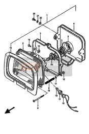 Lampe Frontale (GSX550EU)