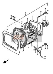 Lampe Frontale (GSX550ES-EF)