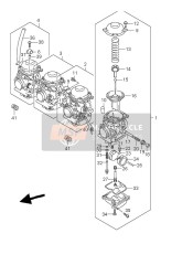 1320431F00, Carburetor Assy, Rh, Suzuki, 0