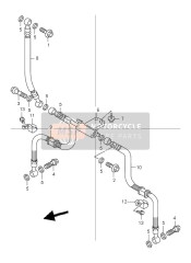 5944031F00, Hose, Front Brake No.2   Lh, Suzuki, 0