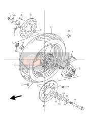 6972131F00, Bracket, Rear Caliper, Suzuki, 0