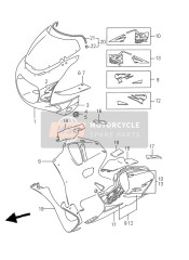 9440817EG1Y22, Cowling,Under,L, Suzuki, 0