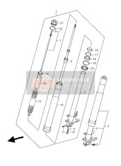 5110302H00, Piantone Compl. Dx, Suzuki, 0