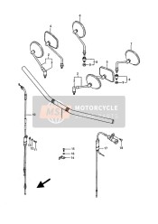 Manillar & Cable de control (VS750GLF)