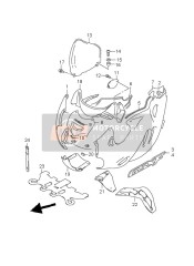 9444008F00, Cowling Assy,Si, Suzuki, 3