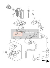 4488041F10, Bracket, Fi Cont Unit, Suzuki, 2