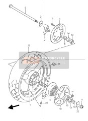 Roue arrière