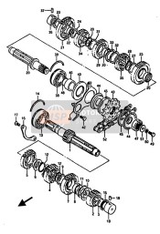 2432106B01, Gear,2ND Driven (NT:31), Suzuki, 0