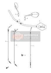 5650008J02, Mirror Assy,Rear View,R, Suzuki, 0