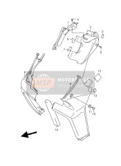 4755148G00YAY, Cover, Frame Body Rh   (Black), Suzuki, 0