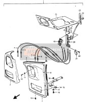 Conjunto de carenado de ventilación de aire (GV1400GD)