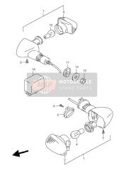 Indicatore di direzione lampada