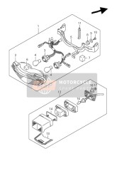 3571027G01, Lamp Assy,Rear, Suzuki, 0