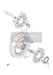 Roue avant (GSR750AUE)