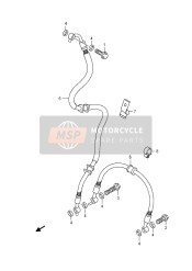 BREMSSCHLAUCH VORNE (GSR750UE)