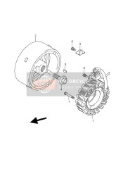 3210206G10, Rotor DL1000/K3-, Suzuki, 2