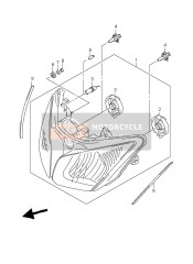 3510006G20999, Projecteur, Suzuki, 1